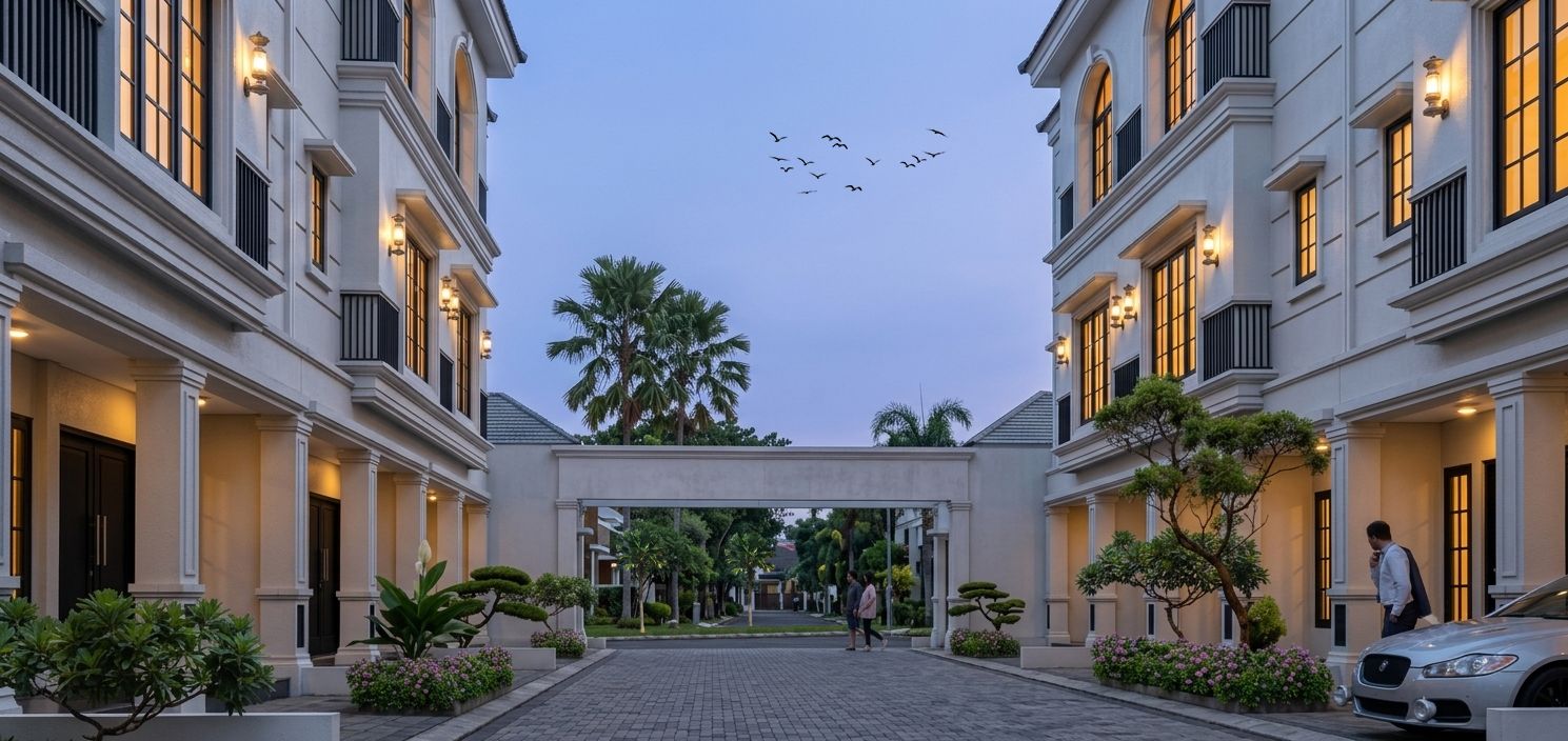 Gambar 3D Atlantis Suite: Jalan komplek